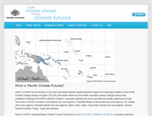 Tablet Screenshot of pacificclimatefutures.net